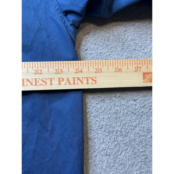 Ariat Shirt Mens Large Blue Button Down Long Sleeve Western Cotton Casual Work - Picture 8 of 11